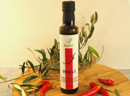 Tinafto - Huile d'olive infusée au piment - 250ml