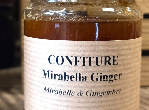 Piments et Moutardes du Périgord - Confiture Mirabelle Ginger 200g