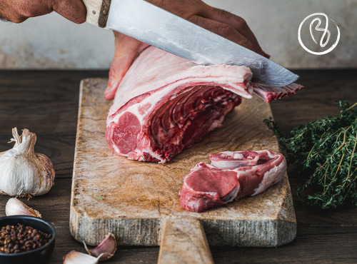 Maison BAYLE - Champions du Monde de boucherie 2016 - Côte d'Agneau Première - 400g  Grillade barbecue