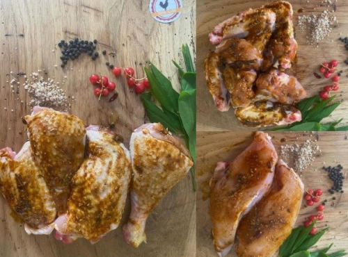 Ferme ALLAIN - Poulet découpé et mariné façon grillade provençale