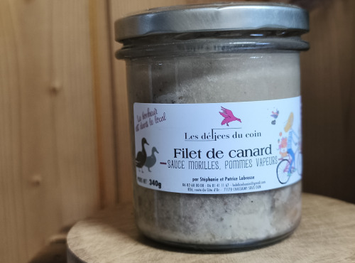 Les Délices du Coin - Filet de canard sauce morilles et ses pommes vapeurs 340g