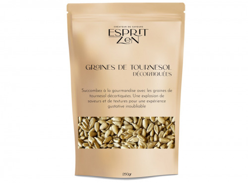 Esprit Zen - Graines de Tournesol décortiquées - Sachet zip - 250g