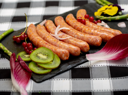 La ferme Grandvillain - Saucisses De Poulet Chorizo Et Emmental 12 X 60 G