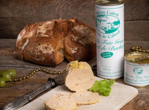 La Ferme de Cabrol - Bloc de Foie Gras de canard de Barbarie 320g
