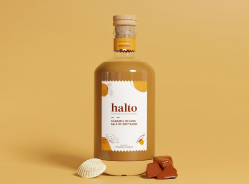 Halto - Rhum arrangé Caramel Beurre Salé de Bretagne 70cl