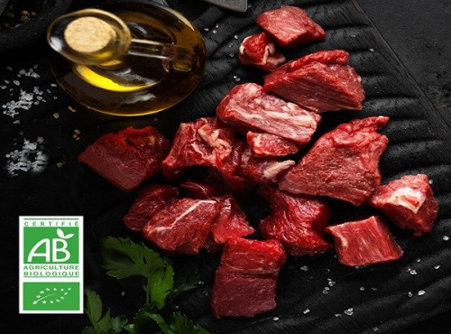 Ferme Bichet - Viande à brochette BIO 500g