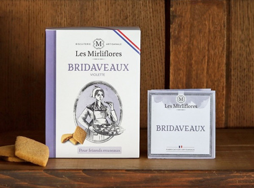 Les Mirliflores - Bridaveaux - Sablés violette x6 boites