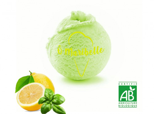 O Maribelle - Sorbet Citron-Basilic BIO 1 L