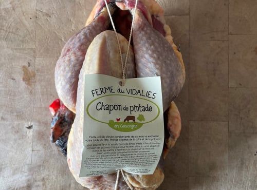 Ferme du Vidalies - [Précommande] Chapon de pintade ≈ 2,1kg - 6 à 8 personnes