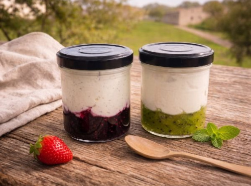 Ferme de l'Elanion - Lot de 2 Fromage Blanc Framboise