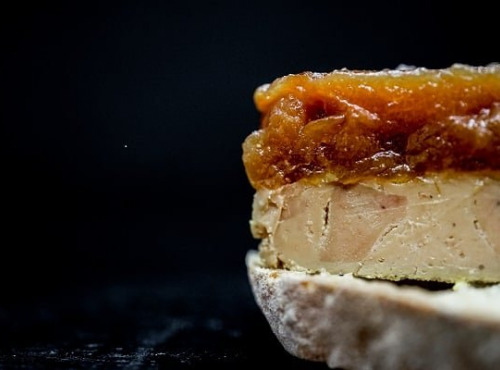 Maison Lepetit - Duo De Bloc De Foie Gras Et Pommes Caramélisées Façon Tatin x12