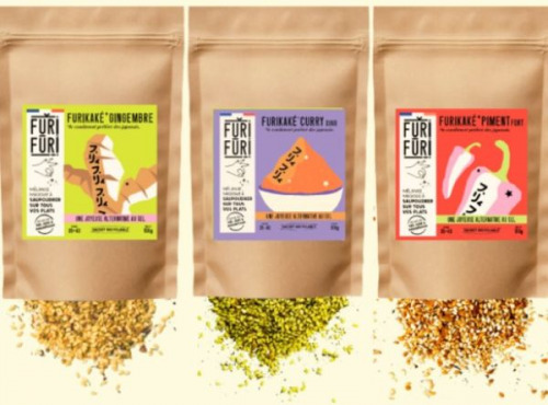 FuriFuri - Condiment sésame & algues- Furikaké- Eco recharge Pack Epicé