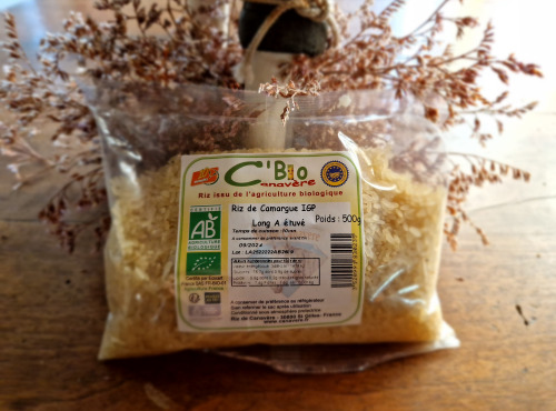 Manade Blanc - Riz de Camargue long étuvé biologique 500g