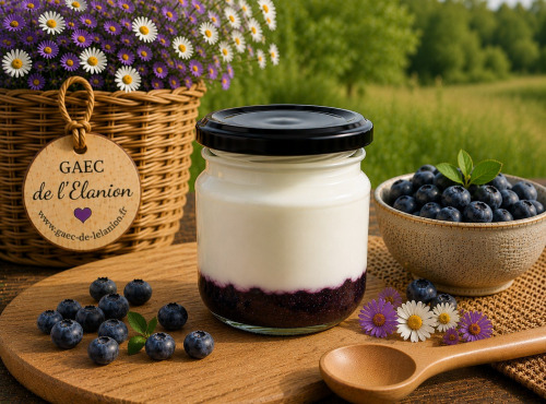 Gaec de l'Elanion - Fromage Blanc Confiture Myrtilles 130g