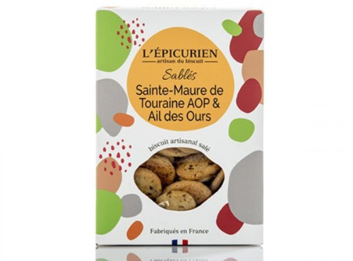 L'Epicurien - Sablés Sainte-Maure de Touraine AOP & Ail des Ours - 120g