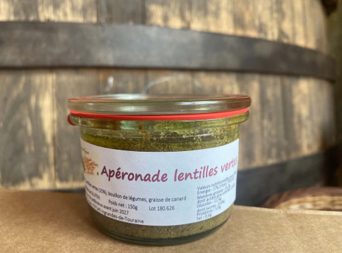 Des Poules et des Vignes à Bourgueil - Apéronade lentilles vertes