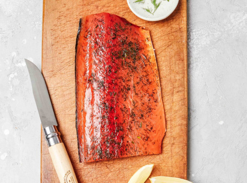 Maison Matthieu - Saumon Fumé Gravlax Tranché - 1kg