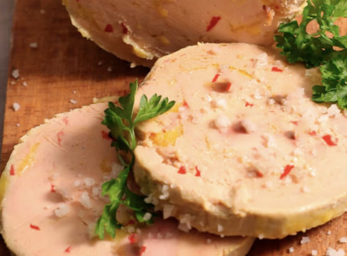 L'OLIVERAIE DU COUDON - [Précommande] BLOC DE FOIE GRAS AU PIMENT D’ESPELETTE 90G