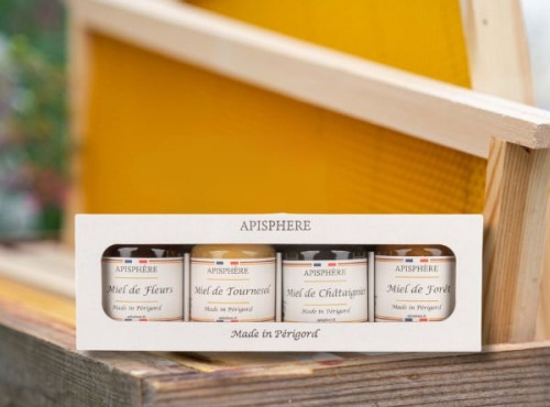 Apisphère - 5 Coffrets Dégustation des miels du Périgord