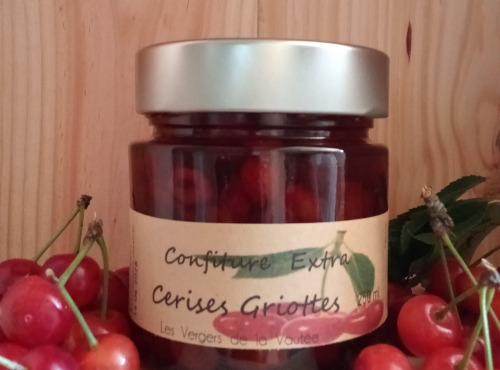 Les Vergers de la Vautée - Confiture Extra de Cerises Griottes
