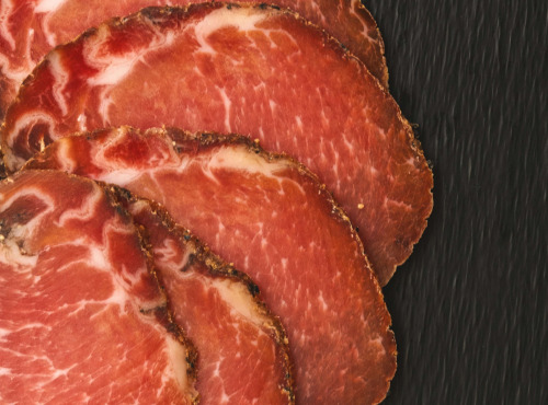 Thierry Salas, fumage artisanal - Lomo de porc noir séché et fumé - tranché, sous vide - 100 G
