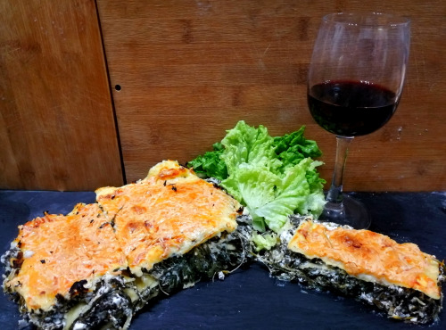 Ferme du caroire - Lasagnes Végétariennes Fromage De Chèvre Frais Épinard 2 Parts