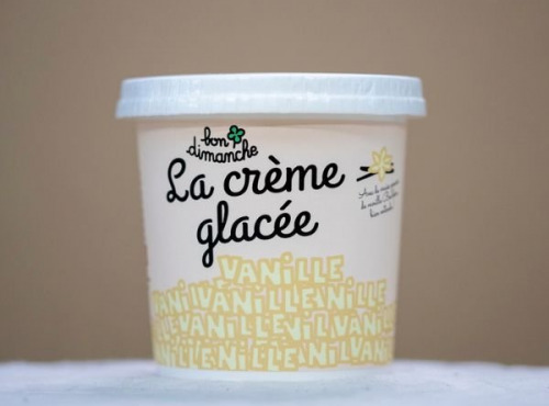 Bon Dimanche - Crème Glacée Vanille Bourbon Bio 6 x 400ML