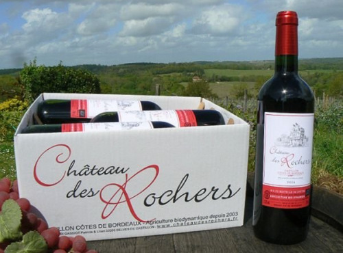 Château des Rochers - Vin rouge AOC Castillon-Côtes de Bordeaux 2014 x6