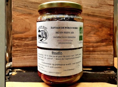Maison Biau - [Précommande] Boudin noir à la viande de porc noir 300g