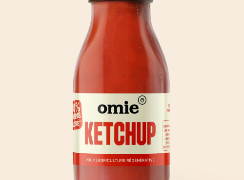 Omie - Ketchup bio - tomates de Provence plein champs - 275 g