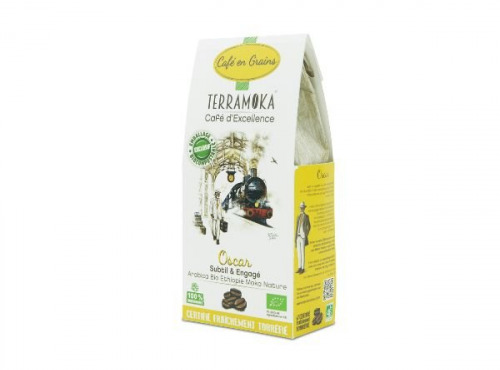 TERRAMOKA - Café en grains OSCAR 200 G  Bio x5
