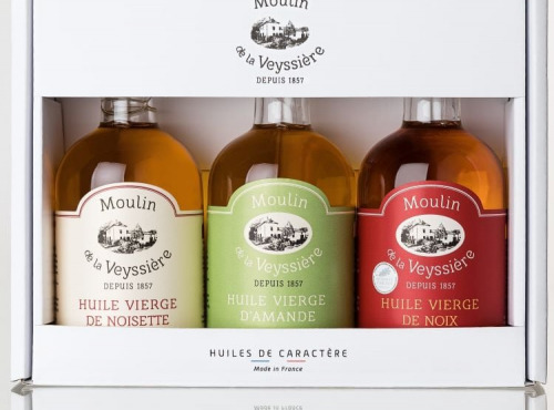 Moulin de la Veyssière - Coffret 3 Huiles - 10x30cl