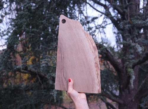 Maison Louve - Planche en Noyer n°2 - Pièce Unique