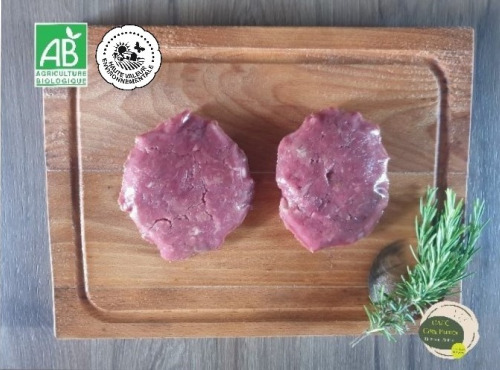 Ferme GAEC Côte Pardin - 5 kg - Beef Haché / Préparation Burger de Boeuf BIO Race Aubrac