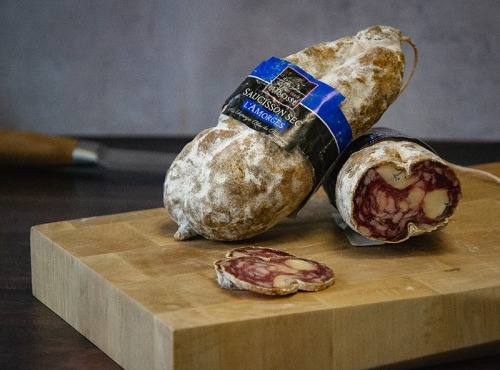 Charcuterie Bobosse - Saucisson sec l'Amorges au fromage bleu du Passeloup