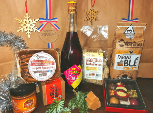 Famille Rochefort - Coffret cadeau Noël 100% français - le maxi local