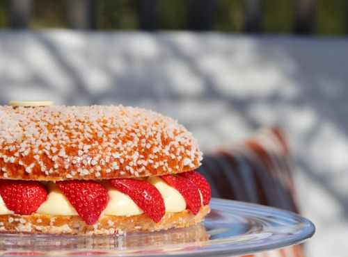 La Tarte Tropézienne - Tarte Tropézienne aux fraises