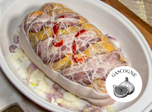 Maison Lascours - Rôti de chapon farci à la Gascogne 3000g