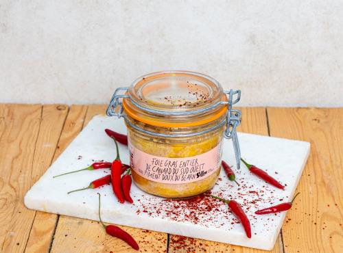 Sillon Conserverie - Foie Gras Piment doux du Bearn 300g