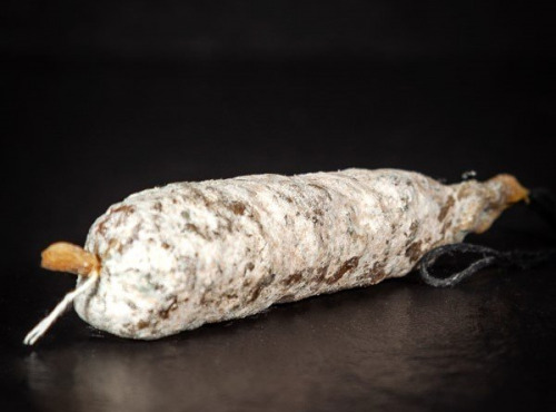 Thierry Salas, fumage artisanal - Saucisson de porc noir fumé - Tranché, sous vide - 100 G