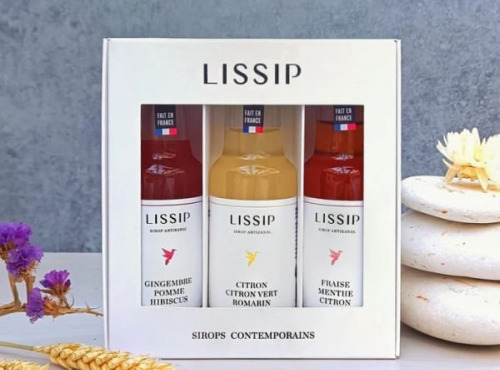 Sirops Lissip - Coffret découverte - Trio de sirops