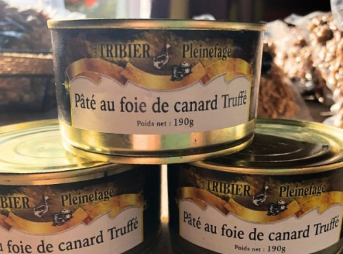 Ferme de Pleinefage - Pâté de foie de canard entier truffé 3% - Boîte de 190g