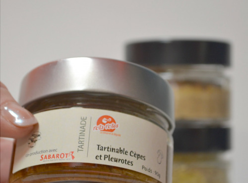 Pots Potes - Tartinade - Cèpes et pleurotes
