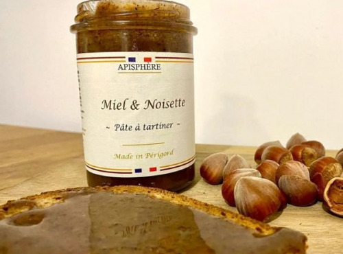 Apisphère - Pâte à tartiner Miel & Noisette - 250g