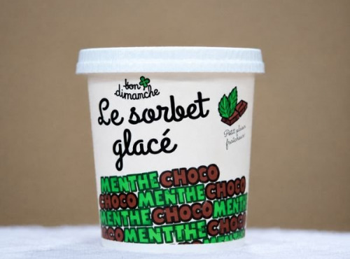 Bon Dimanche - Crème Glacée Menthe Chocolat Bio 6 x 400ML