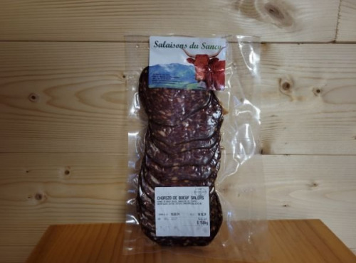 L'Auvergnat - Chorizo de boeuf en tranches ~ 150g