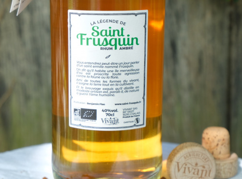 Alcools Vivant - Rhum La Légende de Saint-Frusquin Bio 70cl