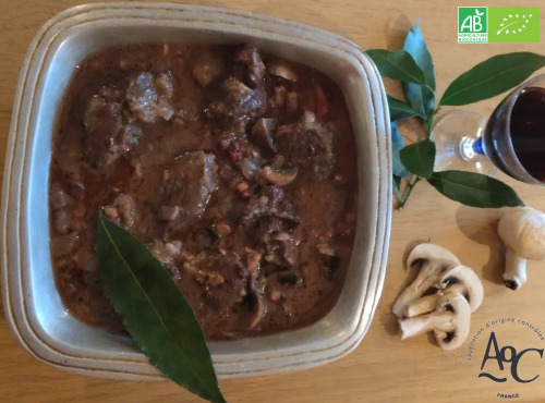 Domaine des Alliers -  Bœuf d'exception - Assortiment pour Bourguignon AOC Maine-Anjou, BIO – 900 g   [SURGELÉ]