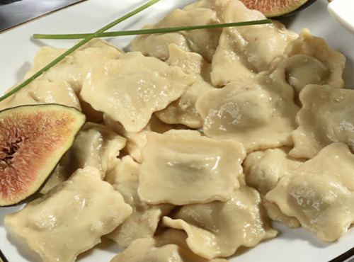 L'OLIVERAIE DU COUDON - [Précommande] RAVIOLIS FARCIS SAUCE SAVEUR CÈPES 380G