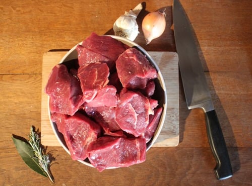 La Ferme DUVAL - [Précommande] Bourguignon ** de Bœuf Bio - 1 kg